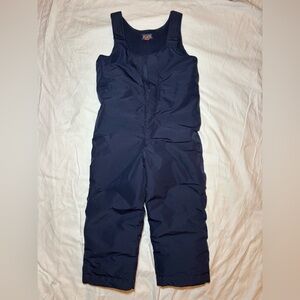 Children’s Place 5T Overall Ski Bib Overalls Snow Suit, Navy